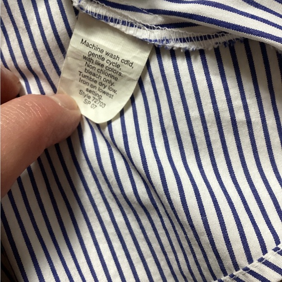 J.Crew Women’s Button Down Striped Blouse - Picture 5 of 6